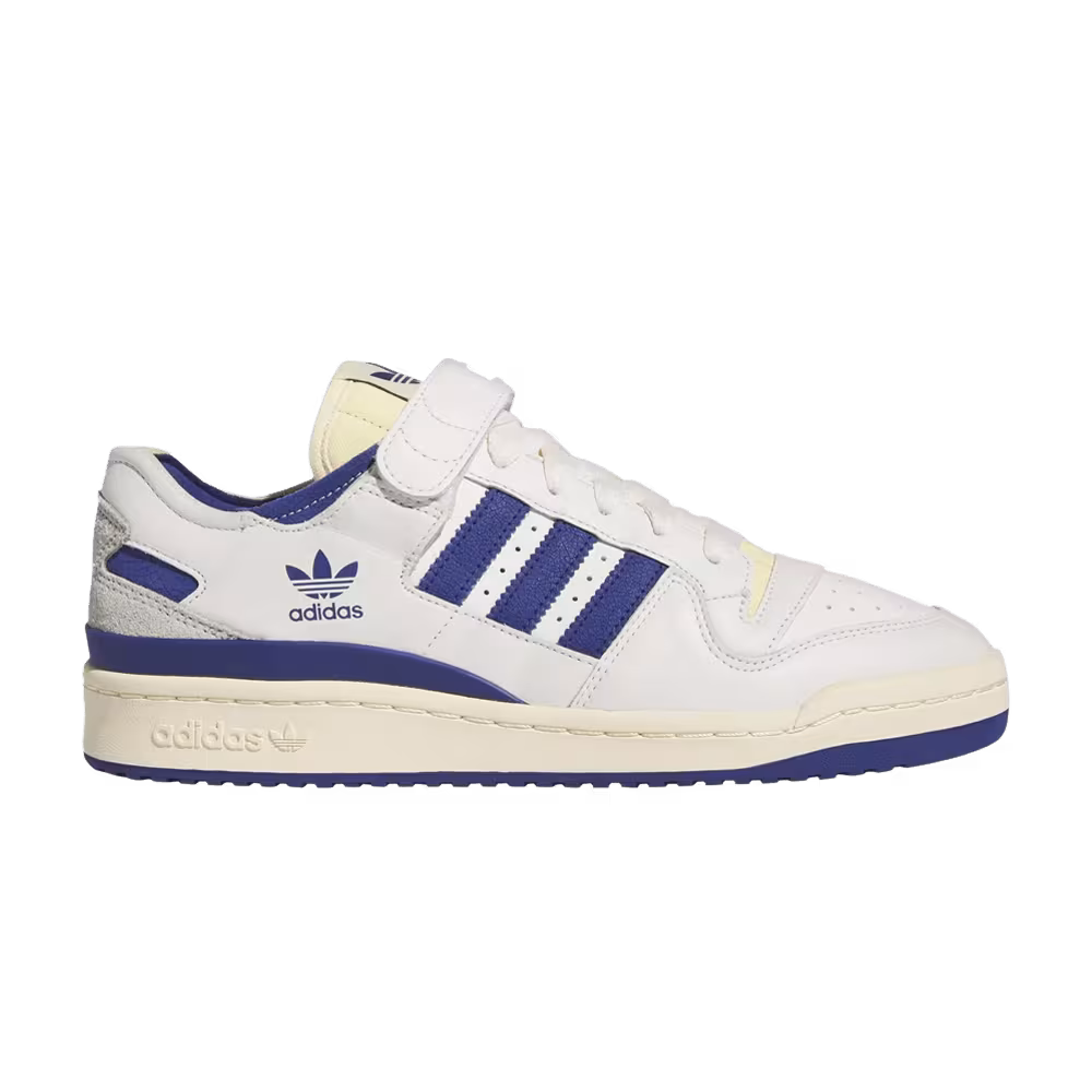 Adidas Forum 84 Low White Victory Blue Easy Yellow