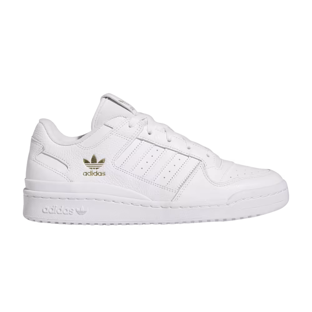 adidas Forum Low White Gold Tumbled Leather