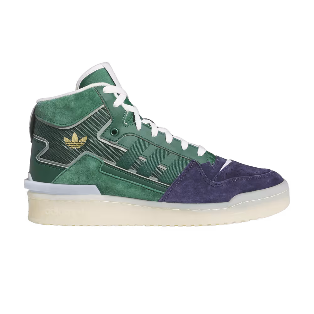 Adidas Forum Exhibit Mid Inside Out - Dark Green Navy