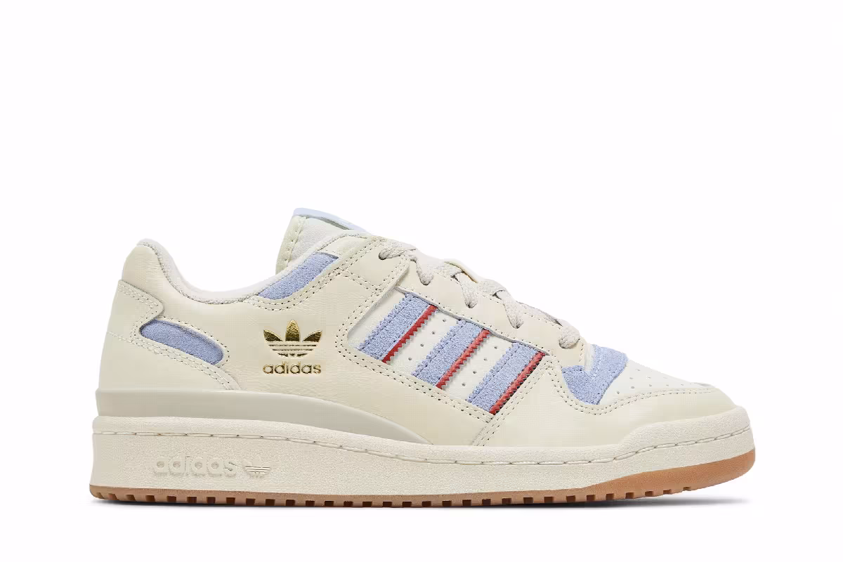 adidas Forum Low Classic Cream Blue Dawn, view 2