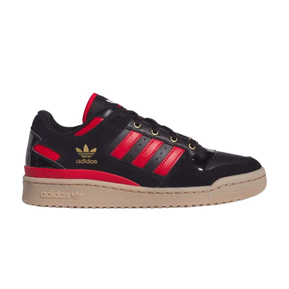 Adidas Forum Low CL Black Scarlet Gum