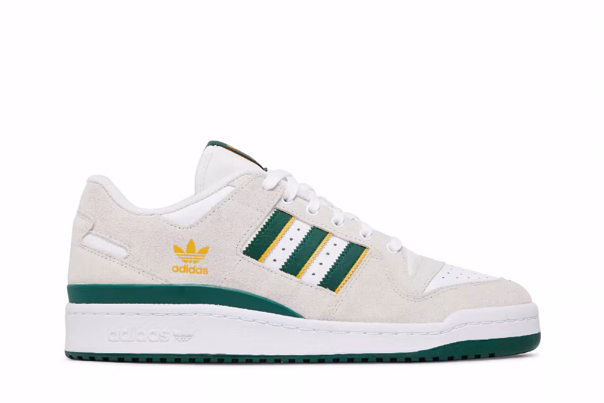 adidas Forum 84 Low ADV Crystal White Dark Green, view 2