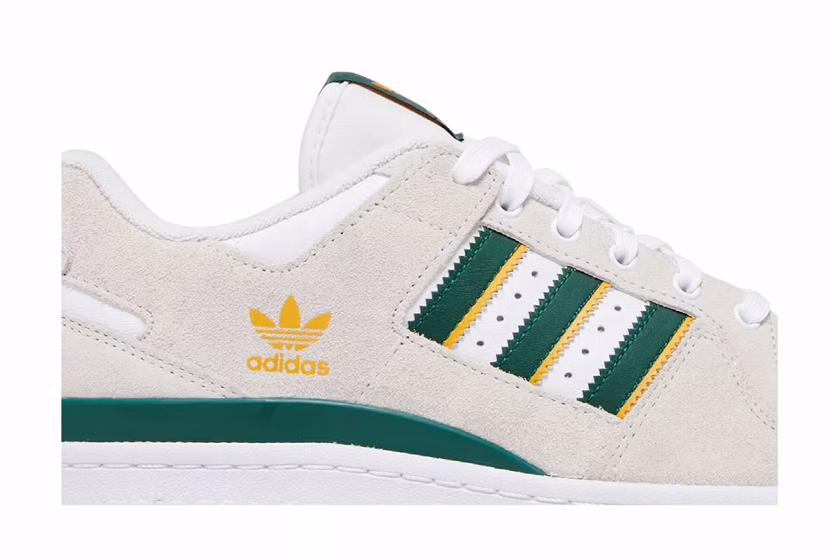 adidas Forum 84 Low ADV Crystal White Dark Green, view 3