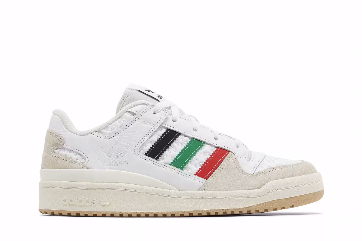 adidas Forum Low CL Allover Debossed Trefoils, view 2