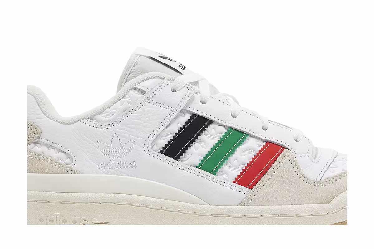 adidas Forum Low CL Allover Debossed Trefoils, view 3
