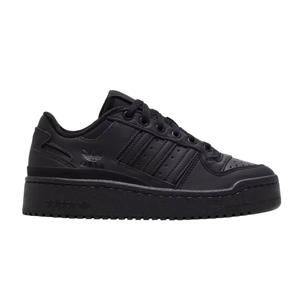 adidas Women's Forum Bold Stripes Triple Black