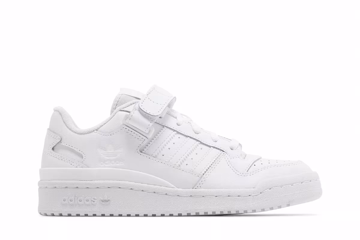 adidas Women's Forum Low Triple White, view 2