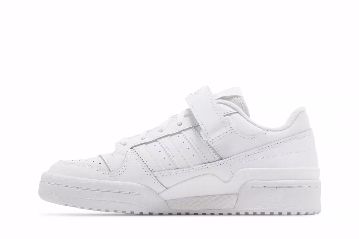 adidas Women's Forum Low Triple White, view 4