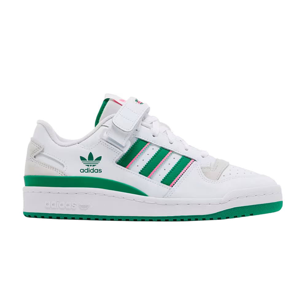 adidas Women's Forum Low White Green Pink