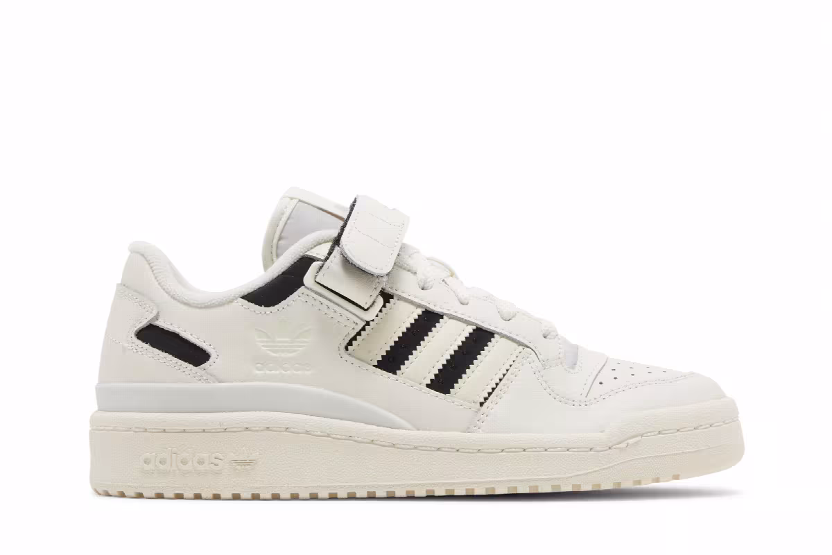 adidas Women's Forum Low Off White Black, view 2