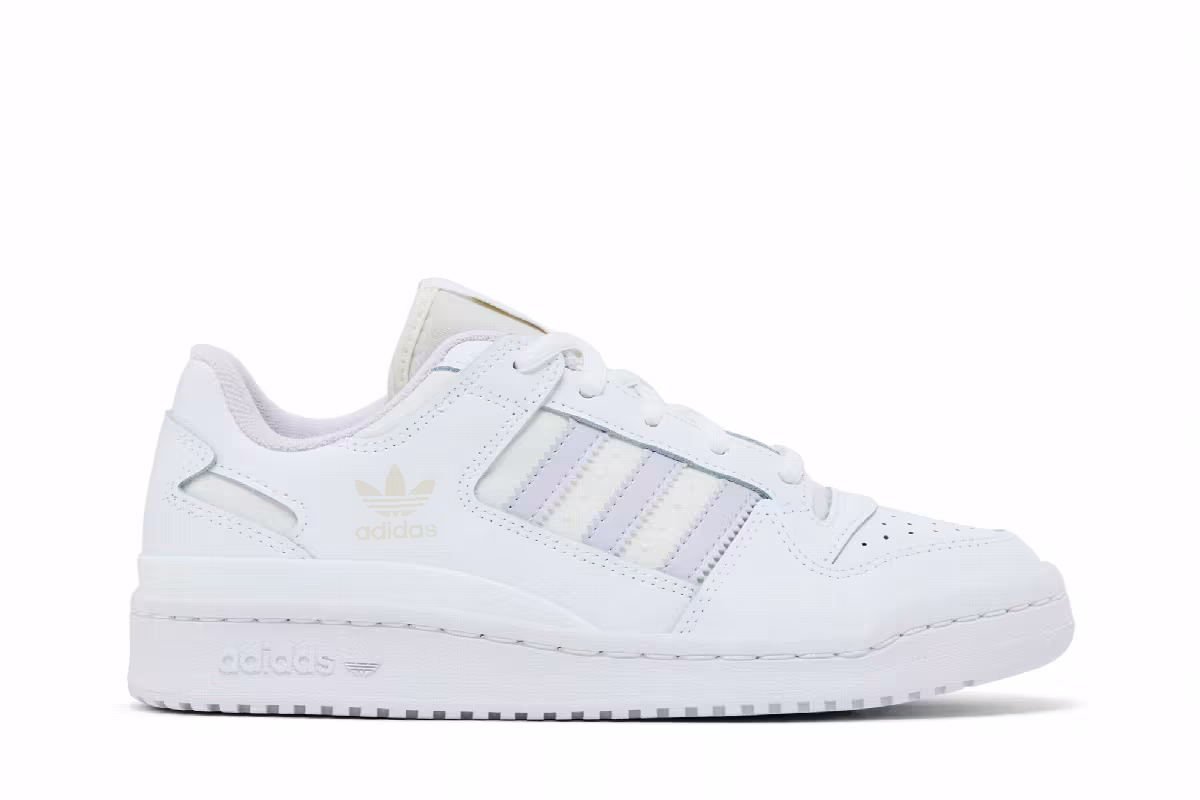 adidas Women's Forum Low CL White Silver Dawn, view 2