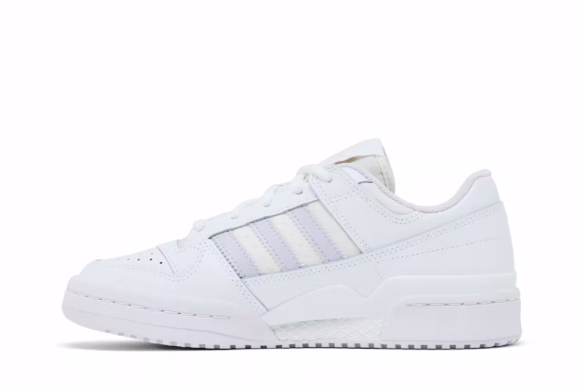 adidas Women's Forum Low CL White Silver Dawn, view 4