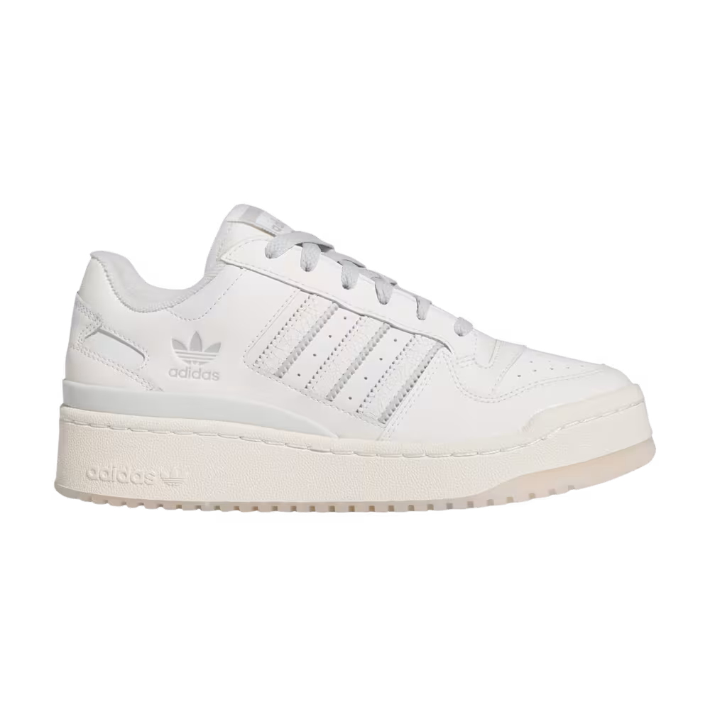 adidas Women's Forum Bold Stripes White Wonder Silver