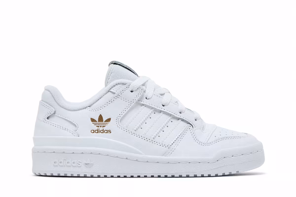 adidas Women's Forum Low White Rose Gold, view 2