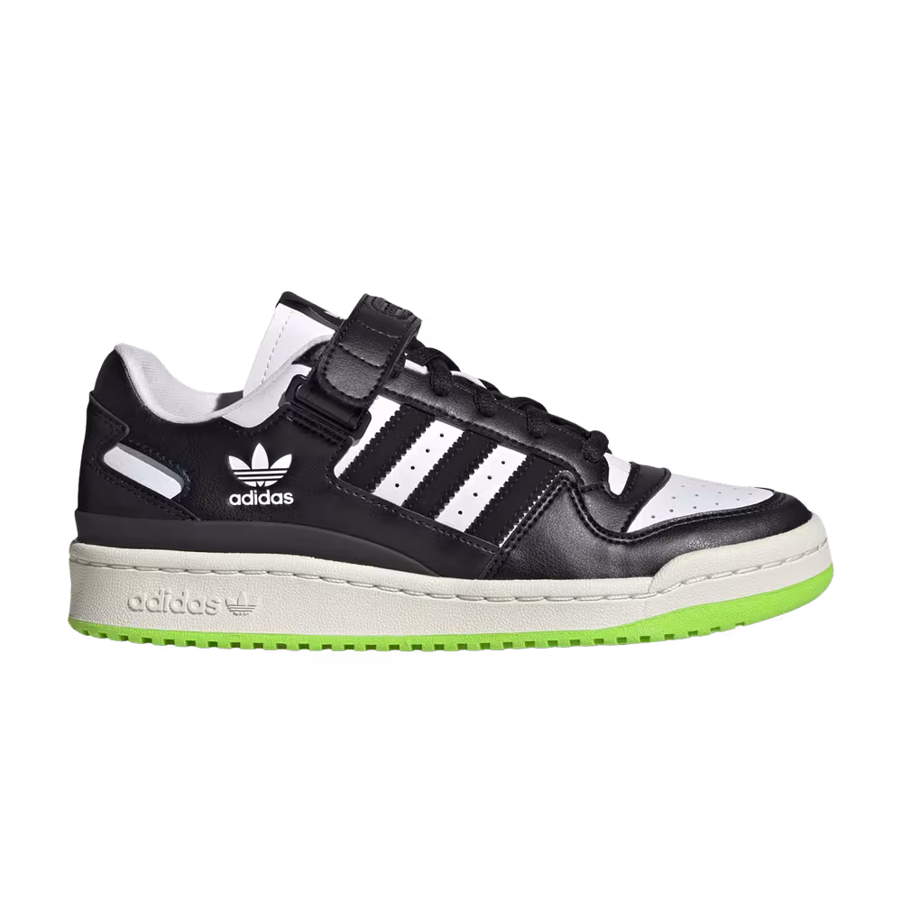 adidas Women's Forum Low Black Neon Green