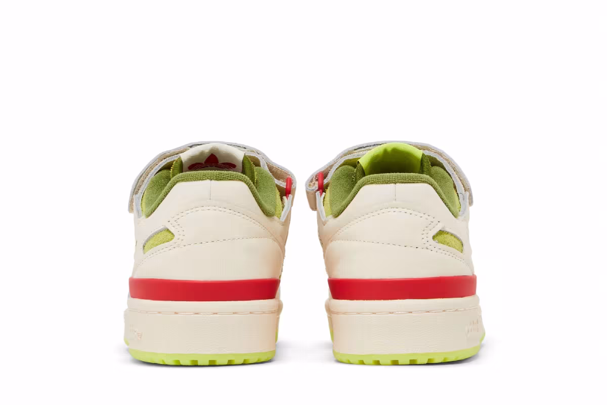 Dr. Seuss x adidas Forum Low J The Grinch - Cream White, view 7