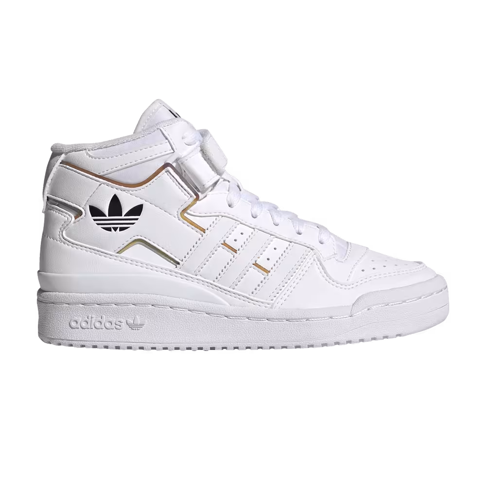 Adidas Forum Mid J White Iridescent