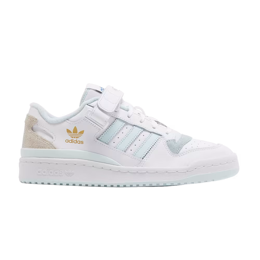Adidas Forum Low Big Kid White Almost Blue