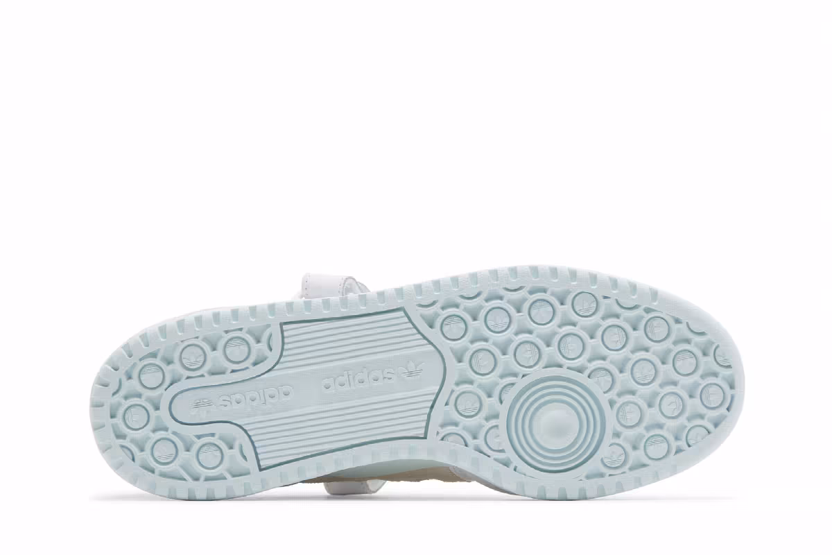 Adidas Forum Low Big Kid White Almost Blue, view 5