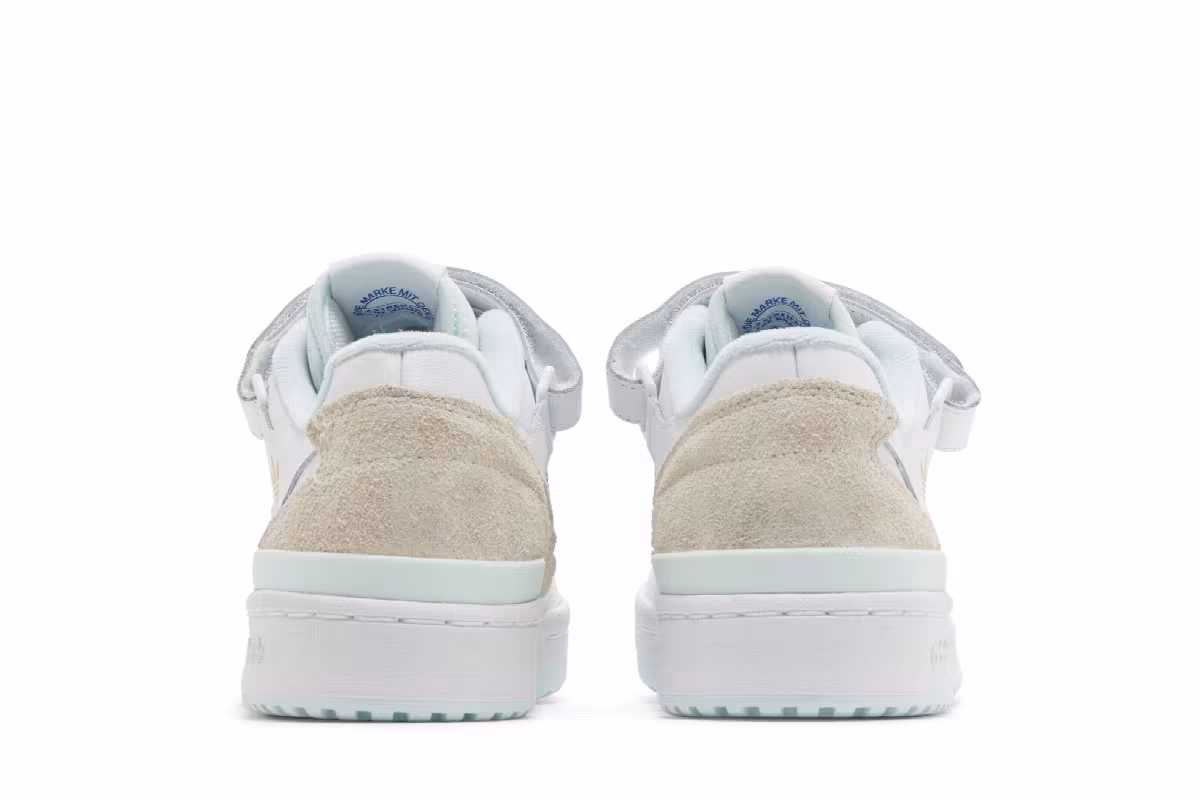 Adidas Forum Low Big Kid White Almost Blue, view 7