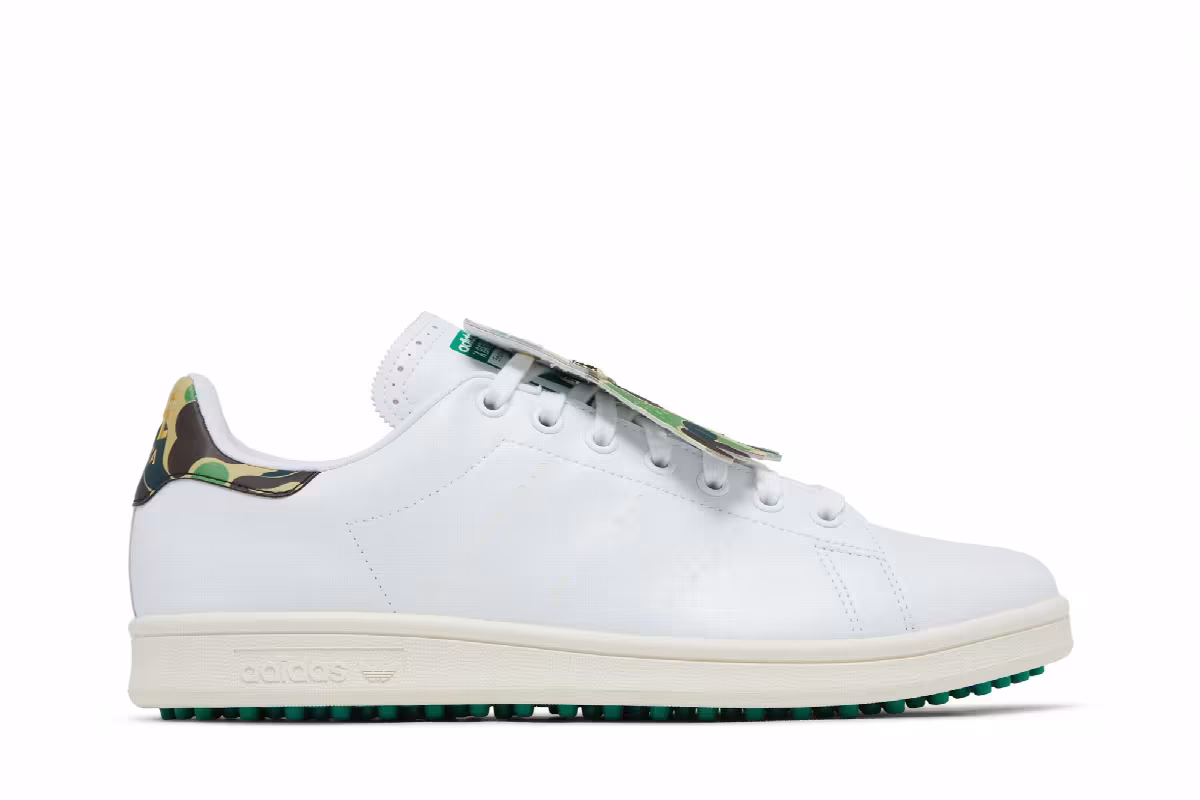 BAPE x adidas Stan Smith Golf 30th Anniversary, view 2