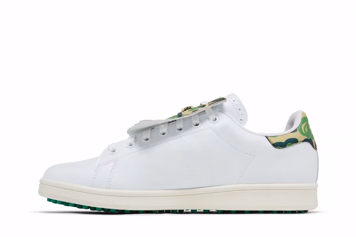 BAPE x adidas Stan Smith Golf 30th Anniversary, view 4