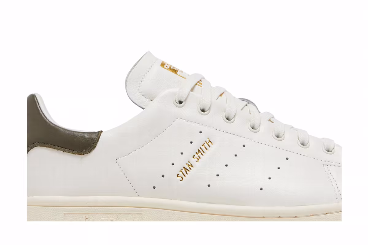 adidas Stan Smith Lux Off White Olive, view 3