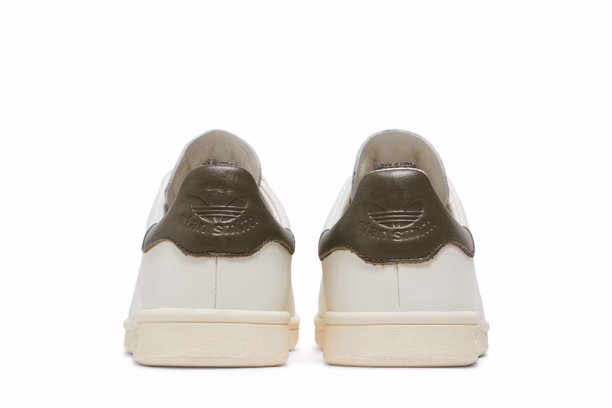 adidas Stan Smith Lux Off White Olive, view 7