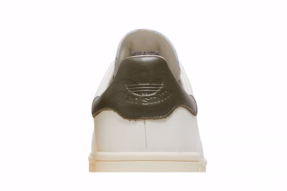 adidas Stan Smith Lux Off White Olive, view 8
