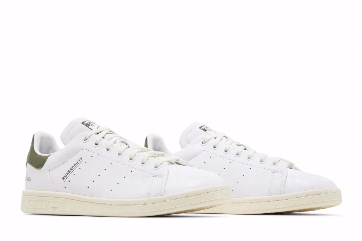 Highsnobiety x adidas Stan Smith Not In Paris - White Green, view 9