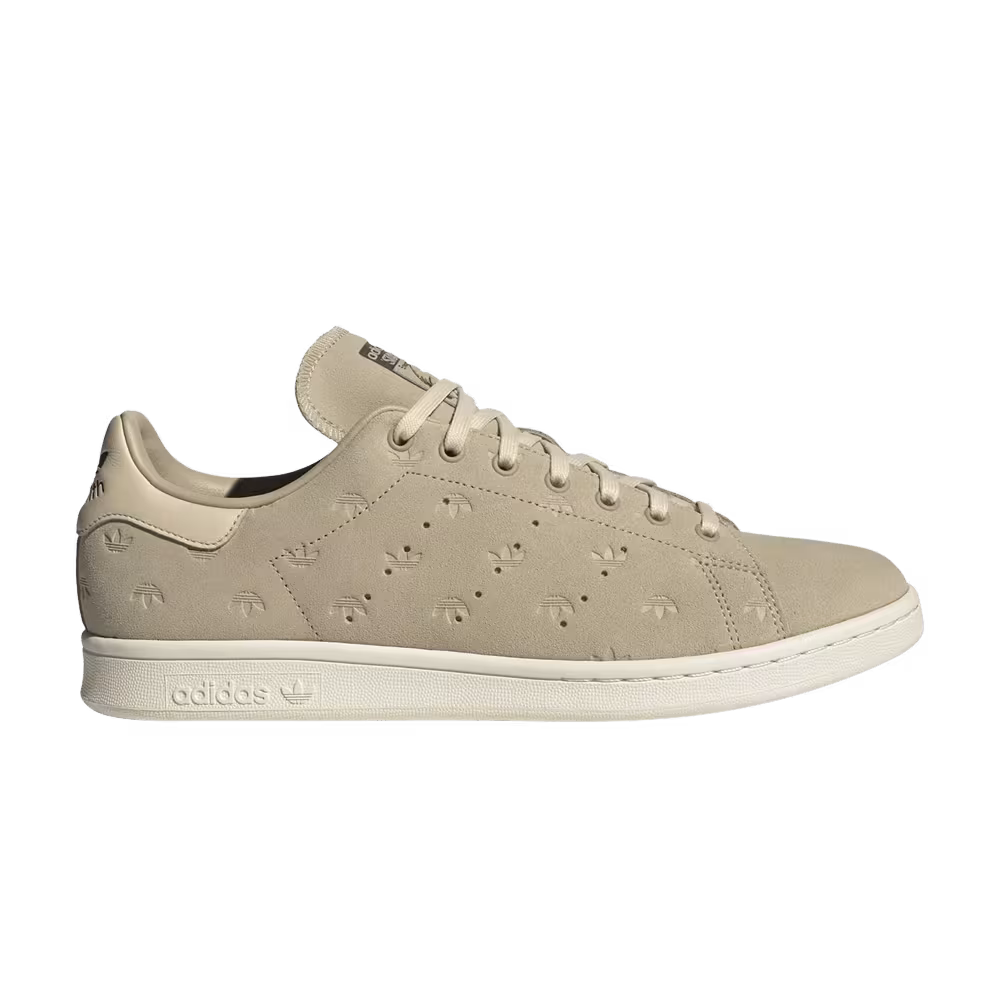Adidas Stan Smith Allover Debossed Trefoils - Savanna