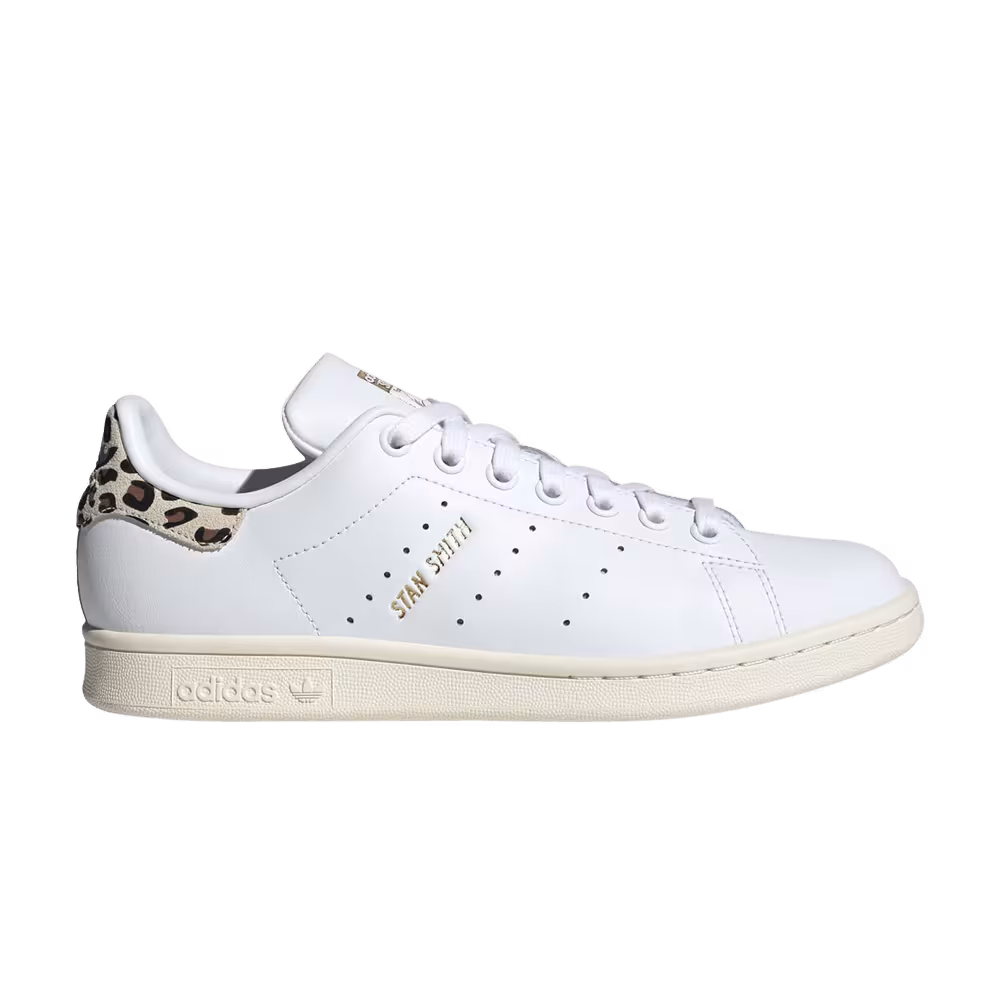 adidas Women's Stan Smith Cloud White Leopard