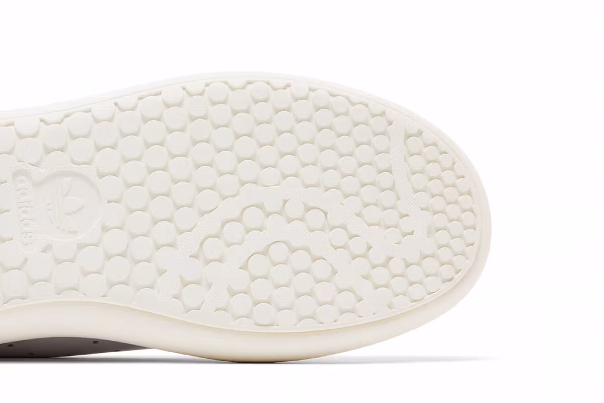 adidas Women's Stan Smith Platform White Green, view 6
