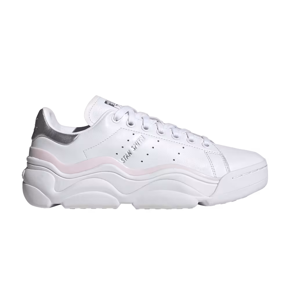 adidas Women's Stan Smith Millencon White Clear Pink Silver