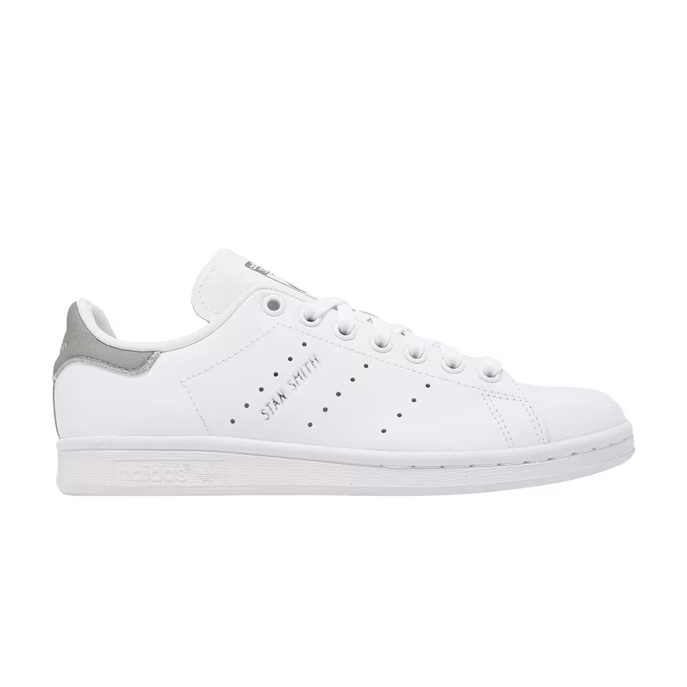 Adidas Women's Stan Smith White Silver Metallic