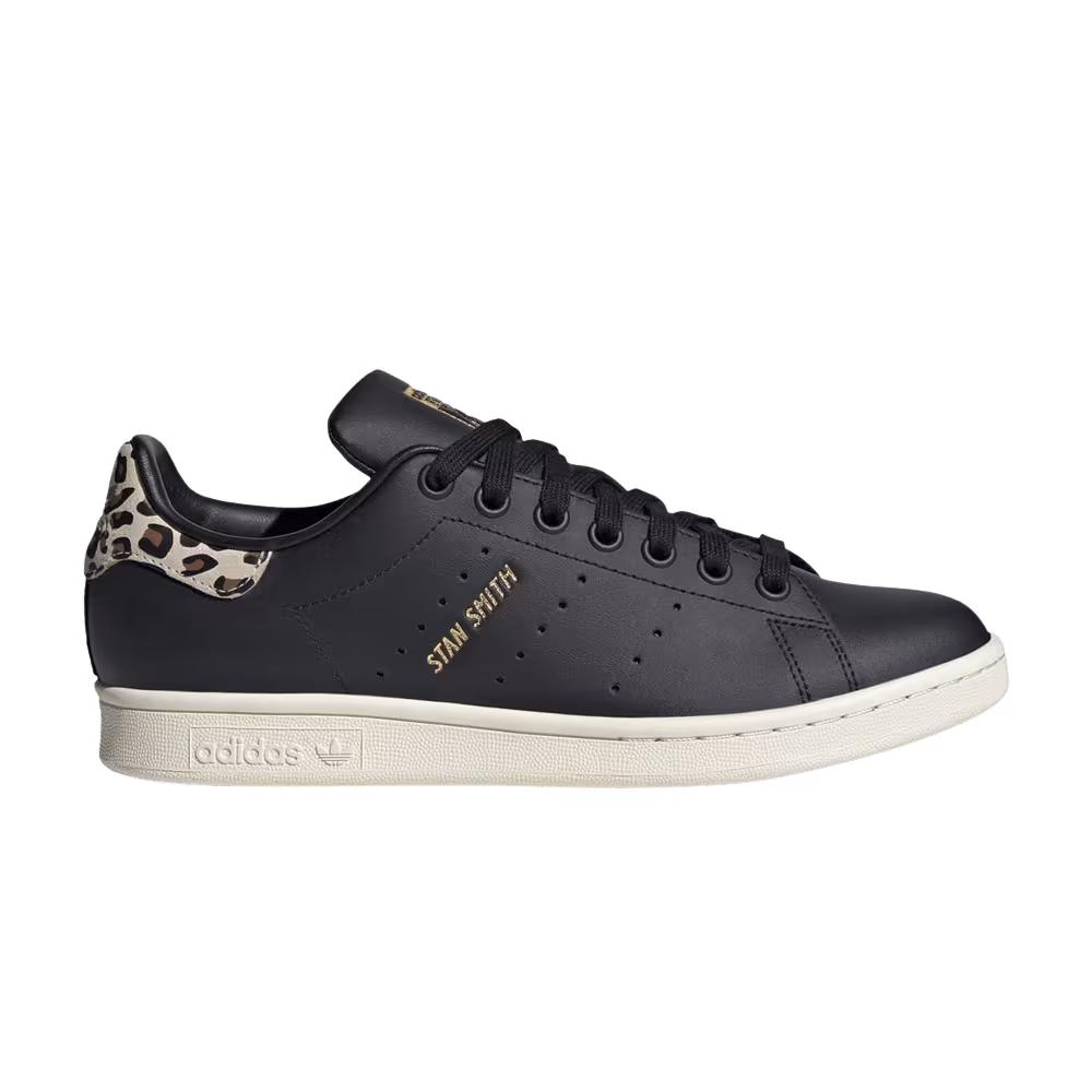 Adidas Women's Stan Smith Black Leopard
