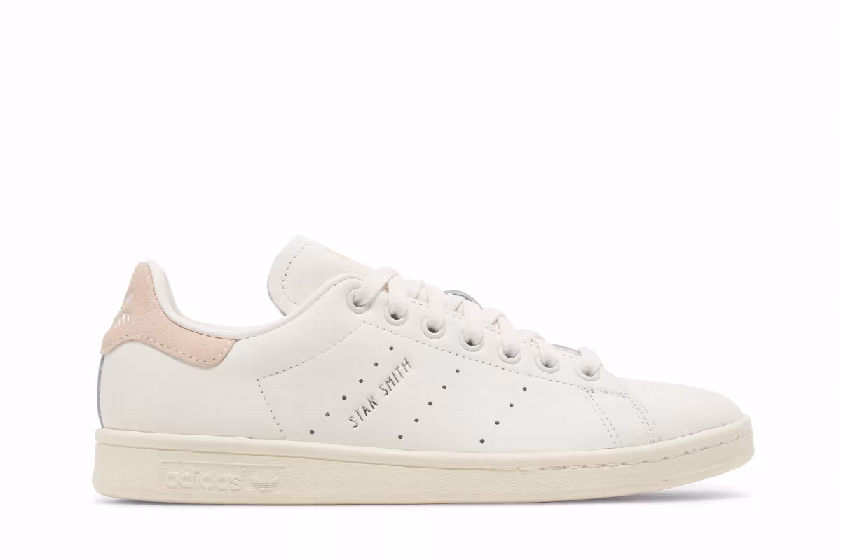 adidas Women's Stan Smith White Bliss Orange, view 2