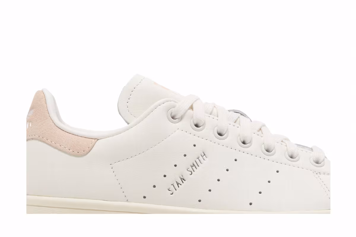 adidas Women's Stan Smith White Bliss Orange, view 3