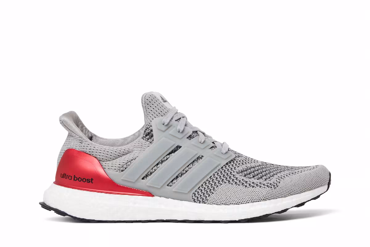 adidas UltraBoost 1.0 Grey Scarlet, view 2