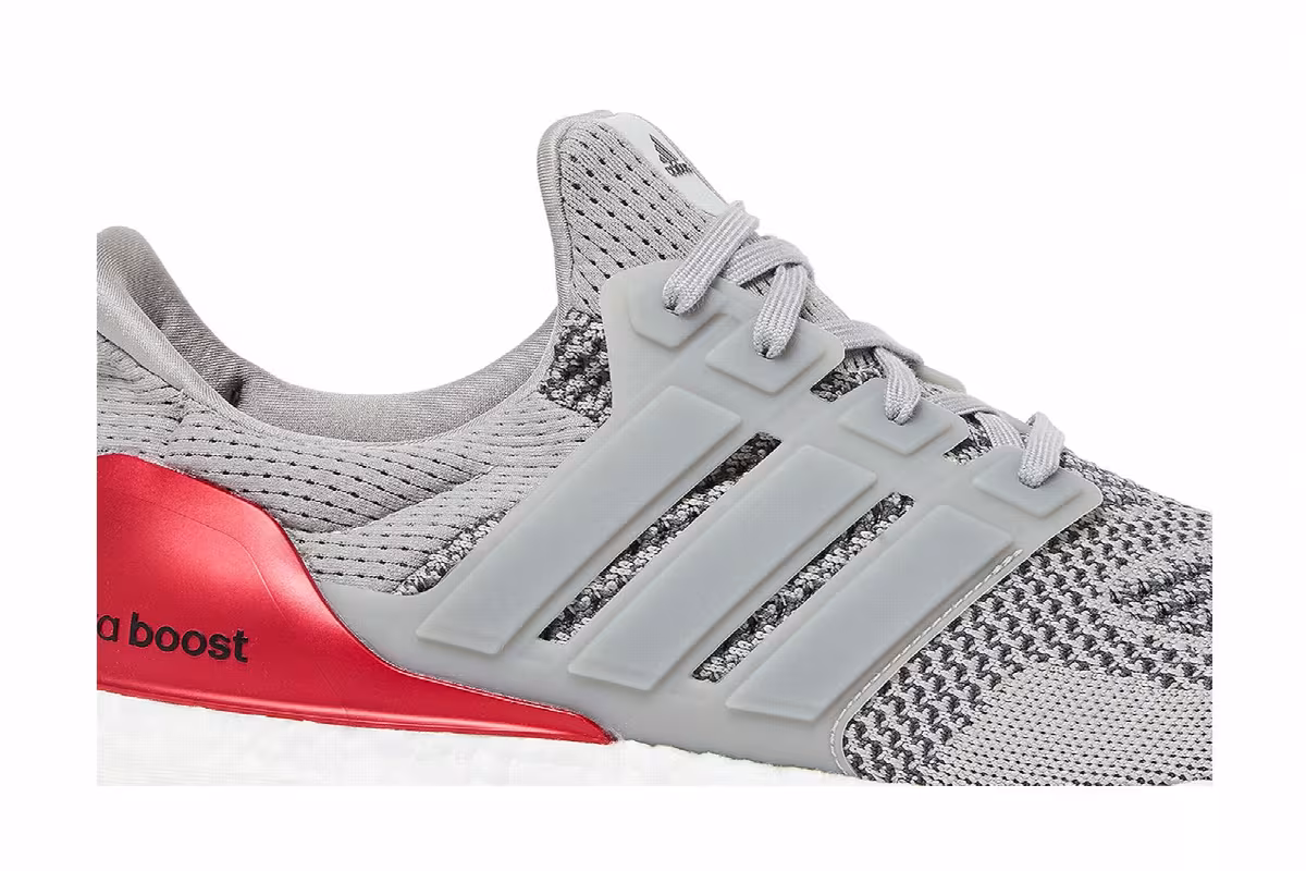 adidas UltraBoost 1.0 Grey Scarlet, view 3