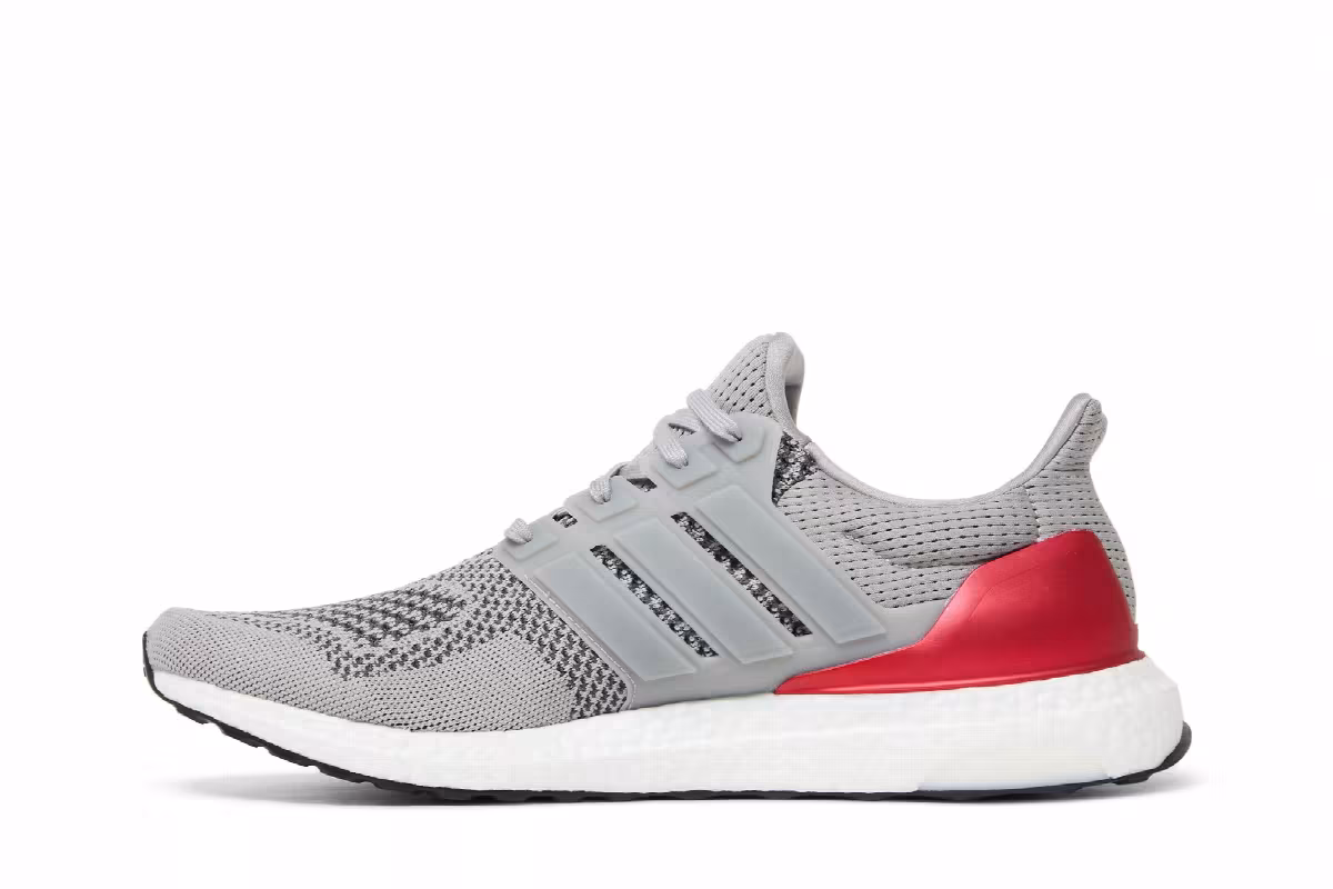 adidas UltraBoost 1.0 Grey Scarlet, view 4