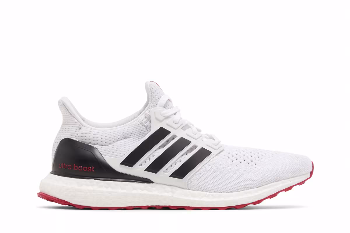 adidas UltraBoost 1.0 White Scarlet, view 2