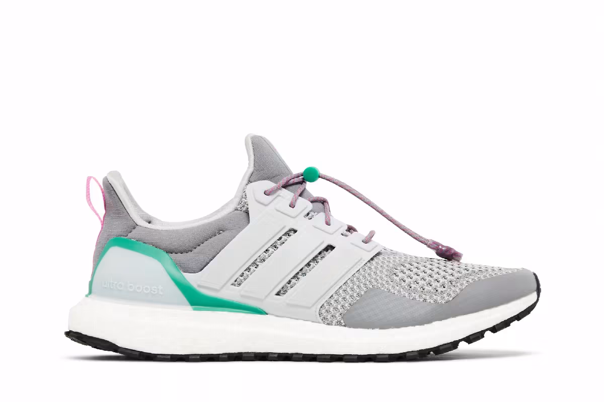 adidas UltraBoost 1.0 Grey Lucid Fuchsia, view 2