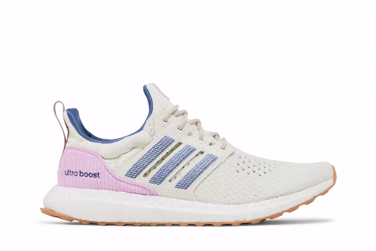 adidas Women's UltraBoost 1.0 Off White Bliss Lilac, view 2