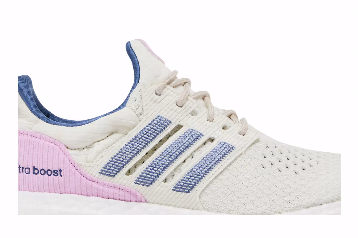 adidas Women's UltraBoost 1.0 Off White Bliss Lilac, view 3