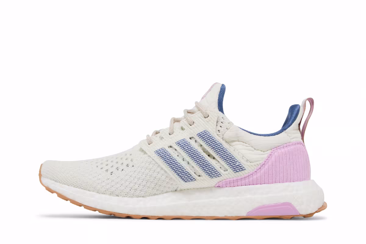 adidas Women's UltraBoost 1.0 Off White Bliss Lilac, view 4
