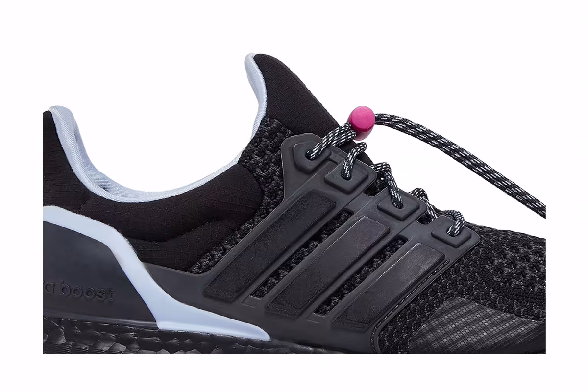 adidas Women's UltraBoost 1.0 Toggle Lacing - Black Blue Dawn, view 3