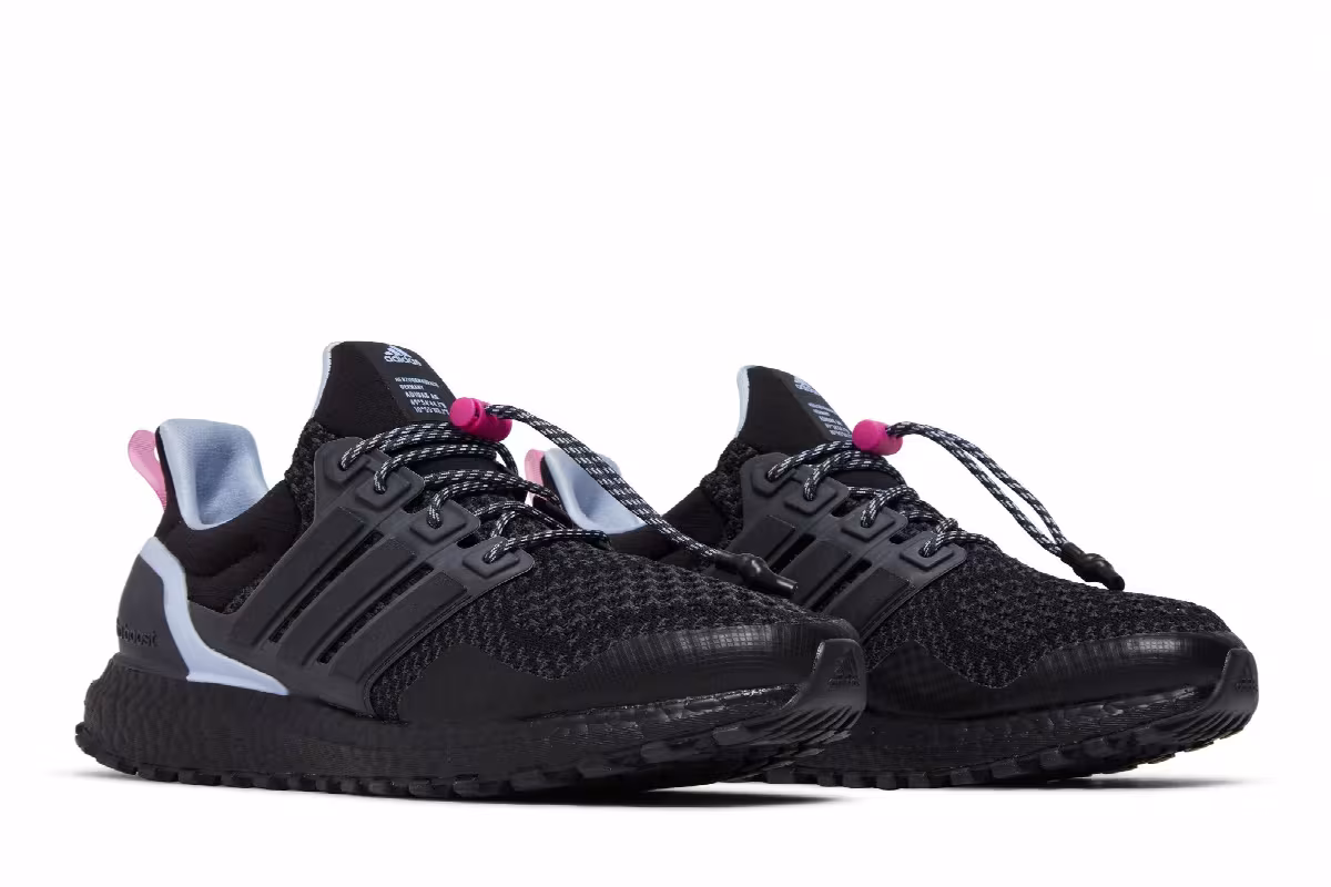 adidas Women's UltraBoost 1.0 Toggle Lacing - Black Blue Dawn, view 9