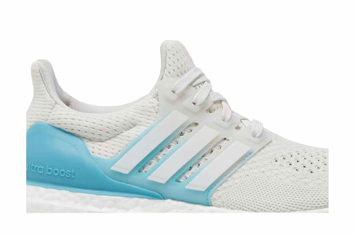 adidas Women's UltraBoost 1.0 White Preloved Blue, view 3