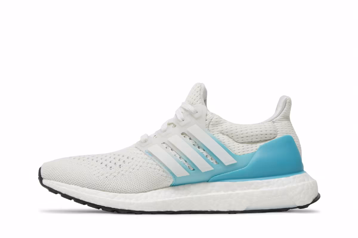 adidas Women's UltraBoost 1.0 White Preloved Blue, view 4